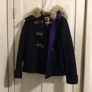 Juicy Couture Navy Coat